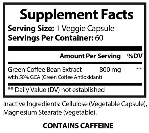燃脂减肥生绿咖啡豆植物胶囊